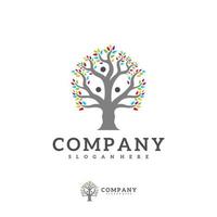 People Tree logo vector template, Creative Tree logo design concepts