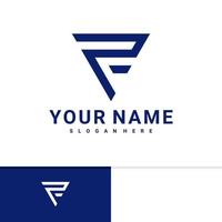 Initial R F logo design vector template, Creative R F logo design concepts