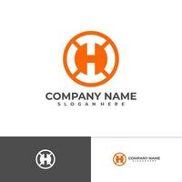 Initial T H logo design vector template, Creative T H logo design concepts