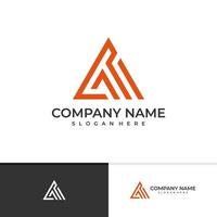 Initial T C I logo design vector template, Creative T C I logo design concepts