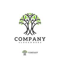 People Tree logo vector template, Creative Tree logo design concepts