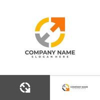 Initial T H logo design vector template, Creative T H logo design concepts