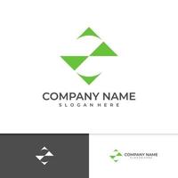 Initial T Z logo design vector template, Creative T Z logo design concepts