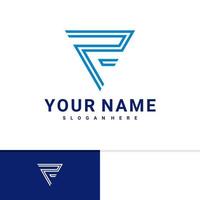Initial R F logo design vector template, Creative R F logo design concepts