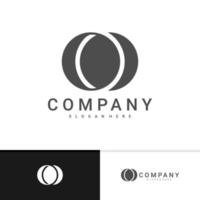 plantilla vectorial inicial del logotipo o, conceptos creativos de diseño del logotipo o vector