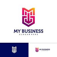 Initial M W D logo vector template, Creative M W D logo design concepts