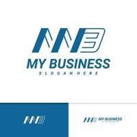 Initial M B logo vector template, Creative M B logo design concepts