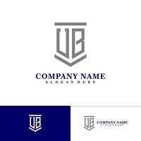 Initial U B logo design vector template, Creative U B logo design concepts