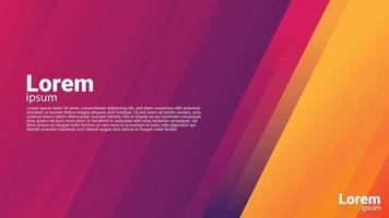 background, wallpaper, banner design with bold colors and with geometric panels vector