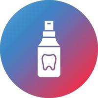 Freshener Glyph Circle Gradient Background Icon vector