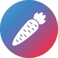 Carrots Glyph Circle Gradient Background Icon vector