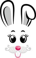 The rabbit is the symbol of 2023. Vector illustration