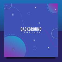 background design template, with blue and purple gradient design vector