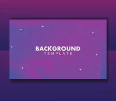 Purple abstract background design template vector