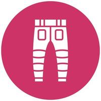 Firefighter Pants Icon Style vector