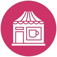 Tea Stall Icon Style vector