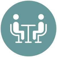Interview Icon Style vector