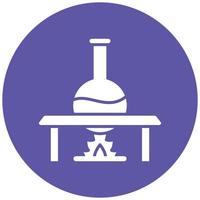 Bunsen Burner Icon Style vector