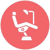 Dental Chair Icon Style vector