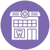 Dental Clinic Icon Style vector