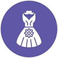 Birthday Dress Icon Style vector