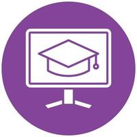 E-learning Icon Style vector