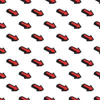 Seamless pattern with a red cursor.Vector illustration vector