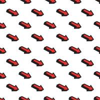 Seamless pattern with a red cursor.Vector illustration vector