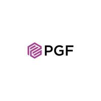 PGF OR PFG LOGO DESIGN VECTOR