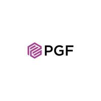 PGF OR PFG LOGO DESIGN VECTOR