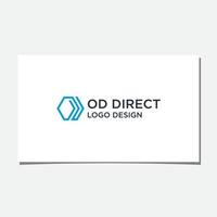 D, OD, OR O NEXT LOGO DESIGN vector