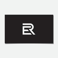 RE OR ER LOGO DESIGN VECTOR