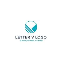 vector de diseño de logotipo v o vm