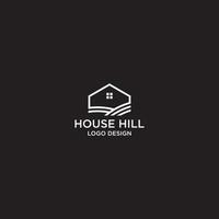 HOUSE HILL LOGO DESIGN VECTOR