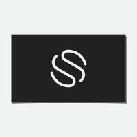 SS ROTATION LOGO WITH CIRCLE CONCEPT vector