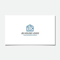 JB HOUSE LOGO DESIGN VECTOR