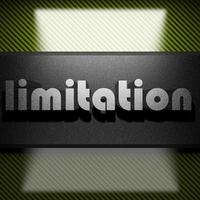 limitation word of iron on carbon photo