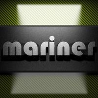 mariner word of iron on carbon photo