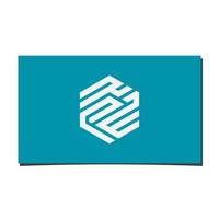 RPE HEXAGONAL LOGO DESIGN VECTOR