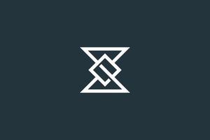 Minimal Letter S Logo Design Vector Template