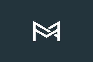 Minimal Letter M Logo Design Vector Template