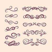 Decorative Swirls Element vector