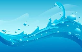 Water Splash Background vector