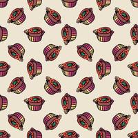 Candy seamless pattern. Endless comfit background. vector