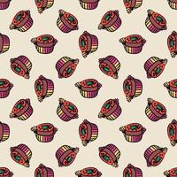 Candy seamless pattern. Endless comfit background. vector