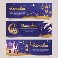 Ramadan Kareem Banner vector