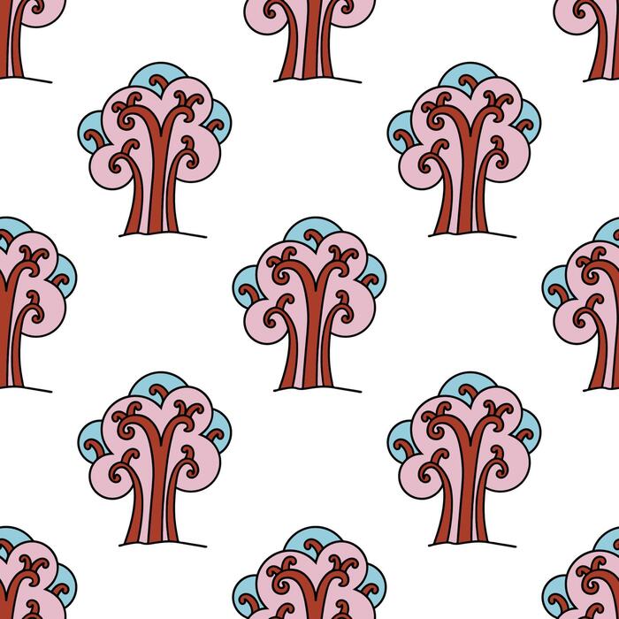 Tree Drawing Pattern Vector Art, Icons, and Graphics for Free Download