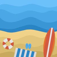 summer beach background vector