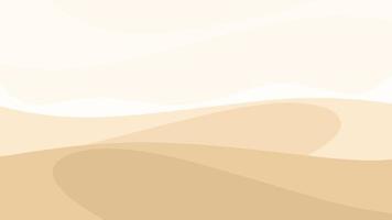 flat desert background vector