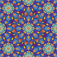 Abstract Circle Kaleidoscope Ornament vector